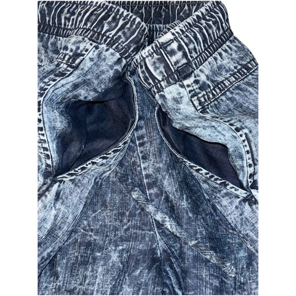 CLOTH and STONE Womens M Tencel Loose Jeans Pants Wide Barrel Leg Jogger Cargo - Picture 7 of 12